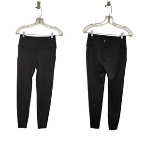 Spyder Active Performance Yoga High Rise Side Pockets Tight Leggings Size Small
